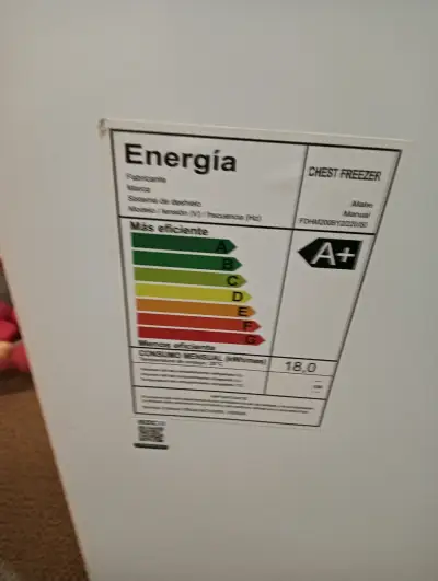 Congelador horizontal Mabe A+ eficiente - miniatura 1