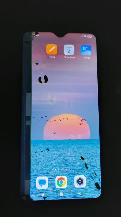 Xiaomi redmi note 8 pro con pantalla rota - miniatura 1