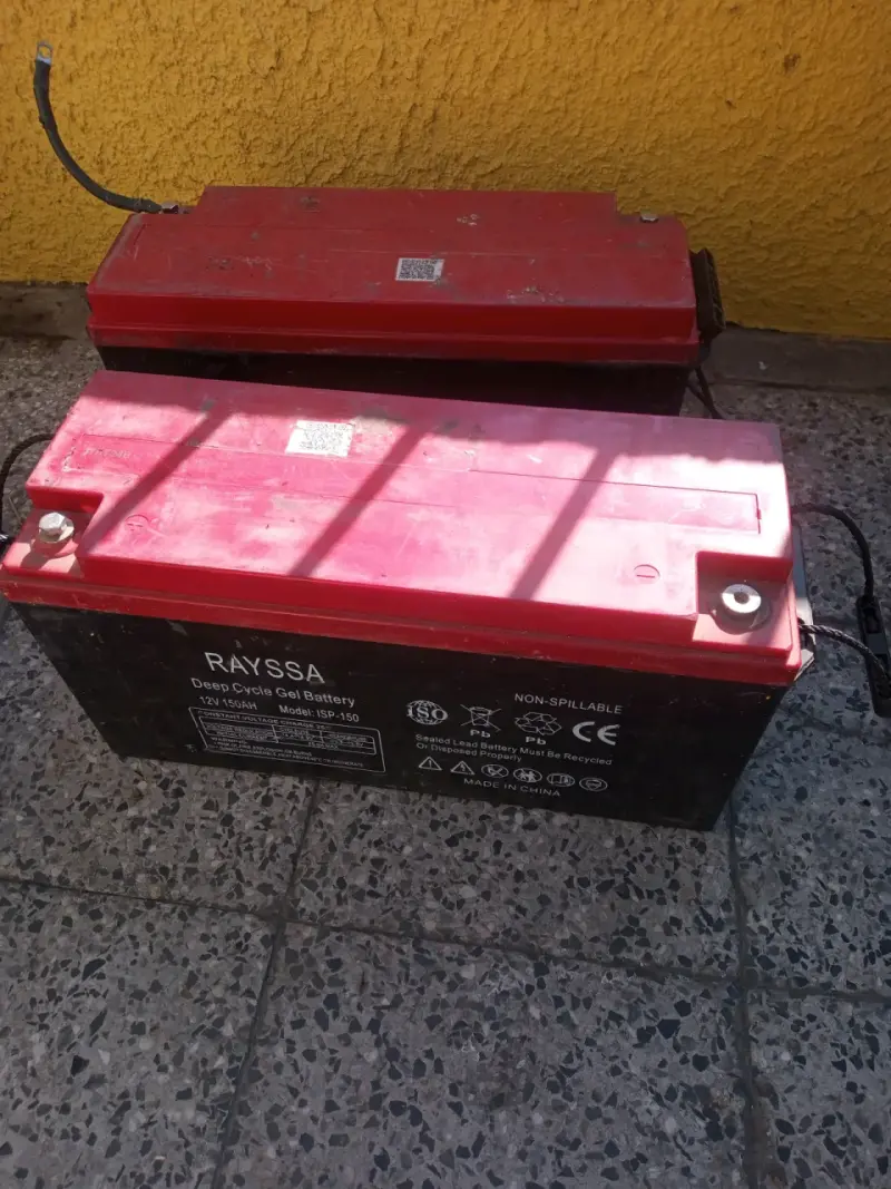 Batería de gel ciclo profundo Rayssa 12V 150AH - 2