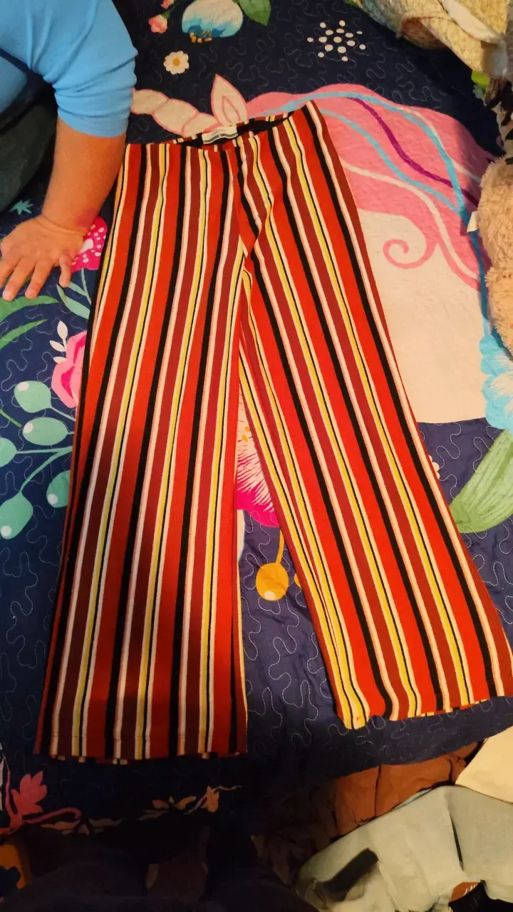 Pantalones a rayas multicolor sybilla