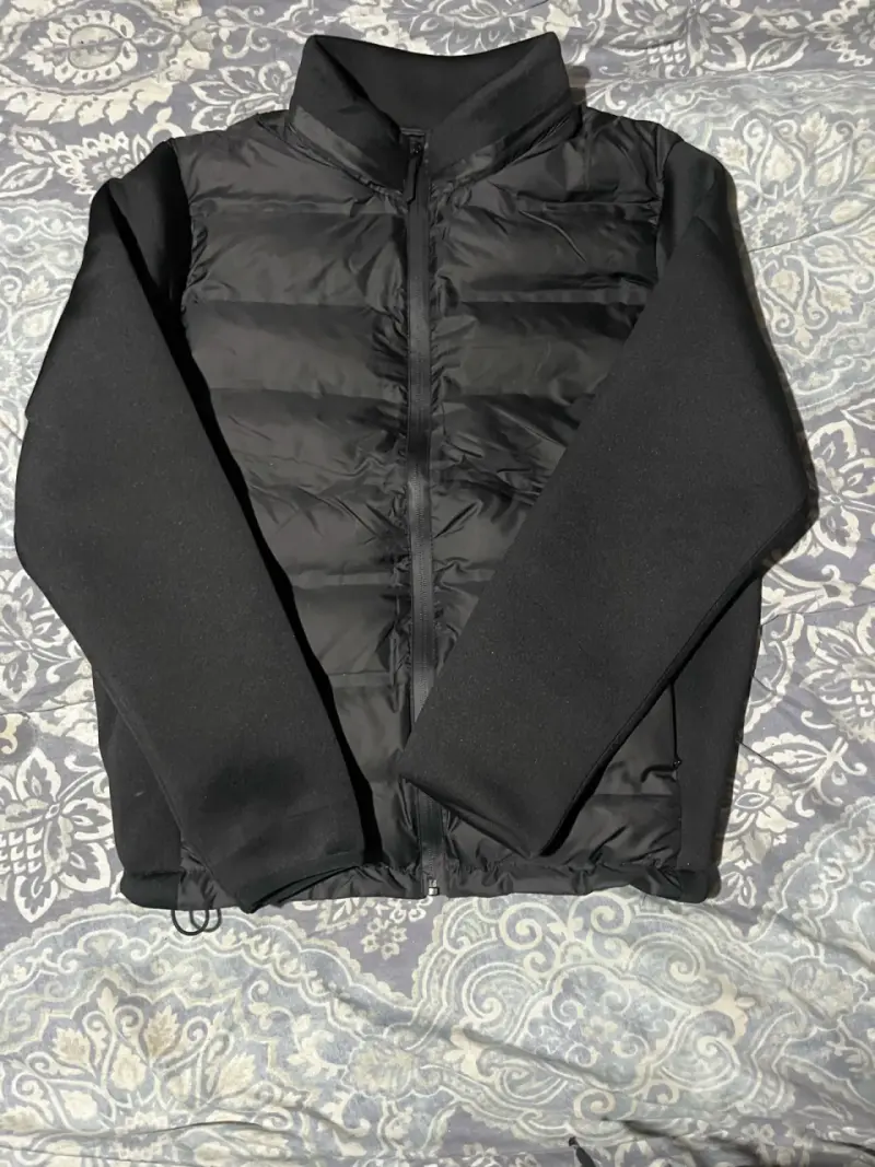Chaqueta negra acolchada para hombre - 2