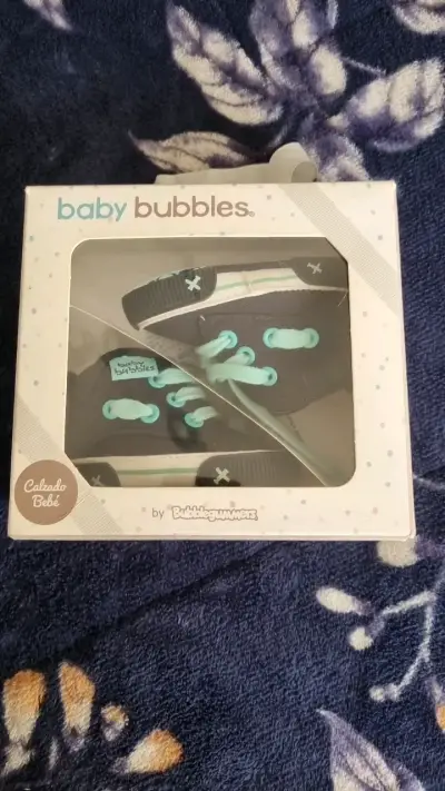 Zapatillas bebé Baby Bubbles azul oscuro - miniatura 1