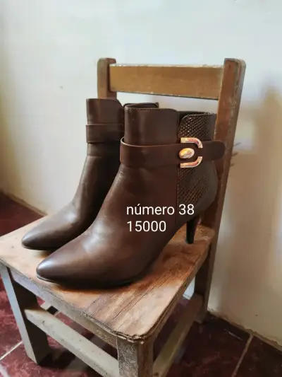 Zapatos plataforma burdeos talla 35 - miniatura 4