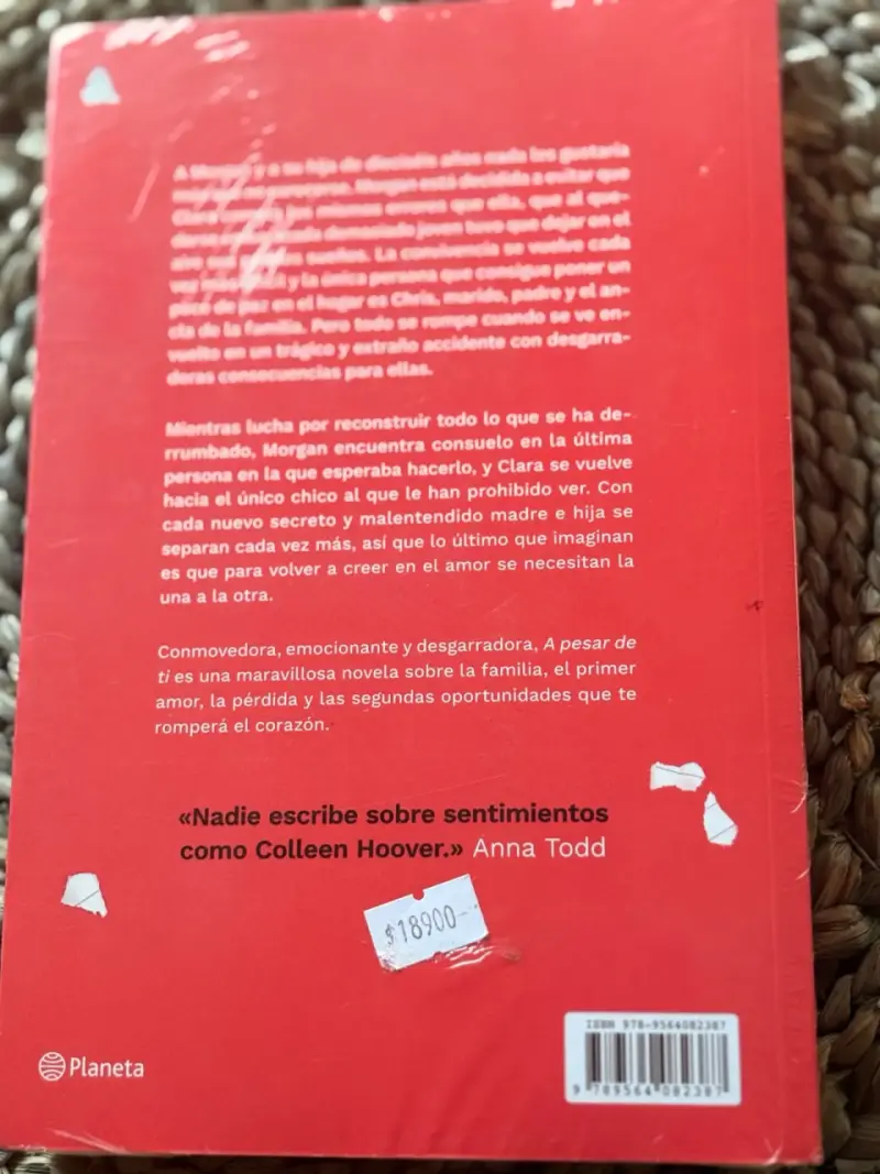 Libro 'A pesar de ti' de Colleen Hoover - 2