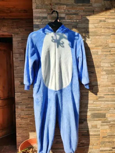 Pijama enterizo azul de polar niño - miniatura 1