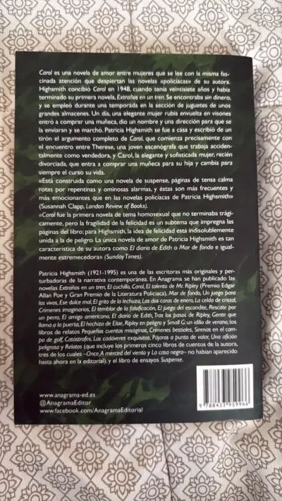 Libro Carol de Pateicia Highsmith - miniatura 2
