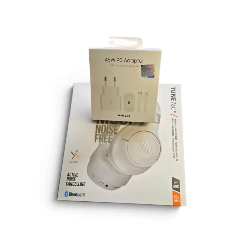 Audífonos JBL Tune 760NC con adaptador Samsung 45W - 2