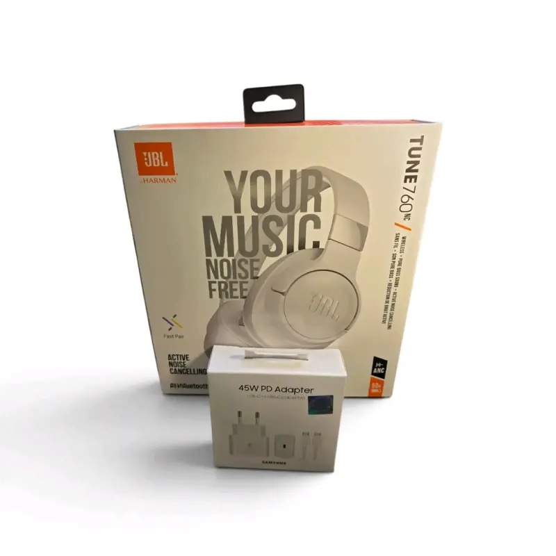 Audífonos JBL Tune 760NC con adaptador Samsung 45W - 5