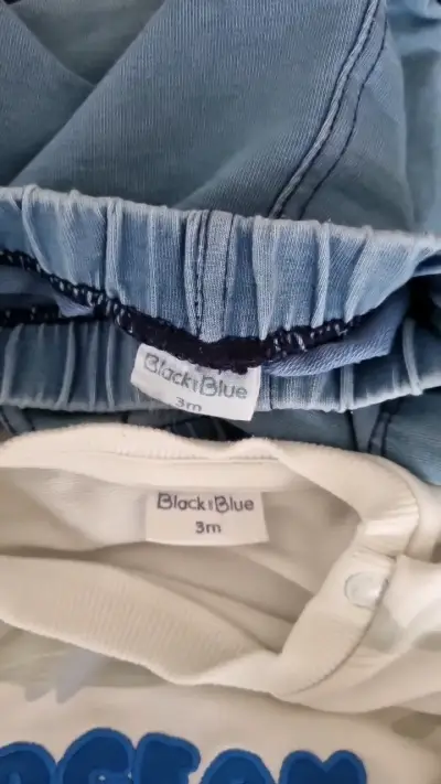 Conjunto infantil Black&Blue 3meses - miniatura 4