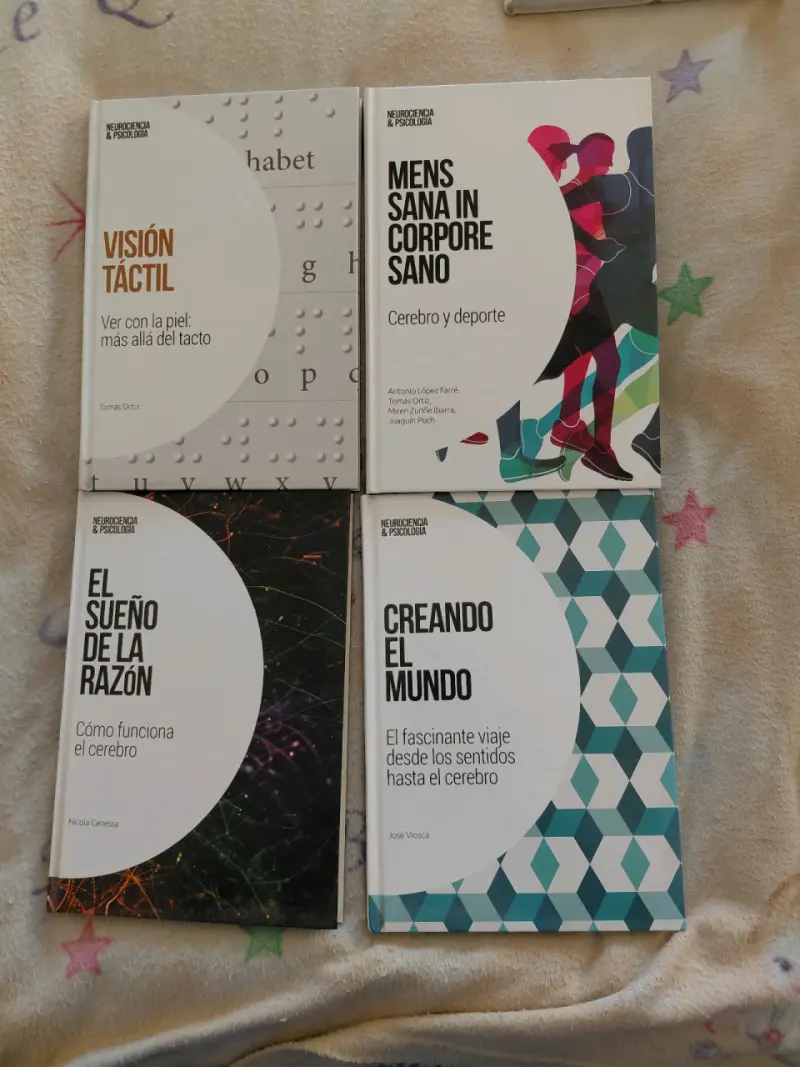 Set de libros sobre neurociencia y percepción - 2