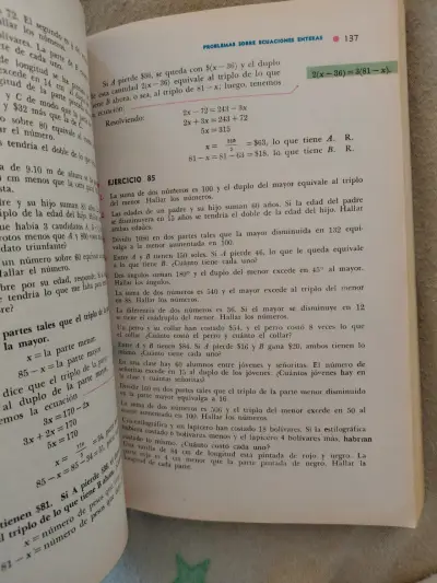 Libro Álgebra de A. Baldor en buen estado - miniatura 4