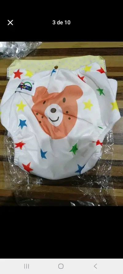 Pañales de tela reutilizables para bebé - miniatura 3