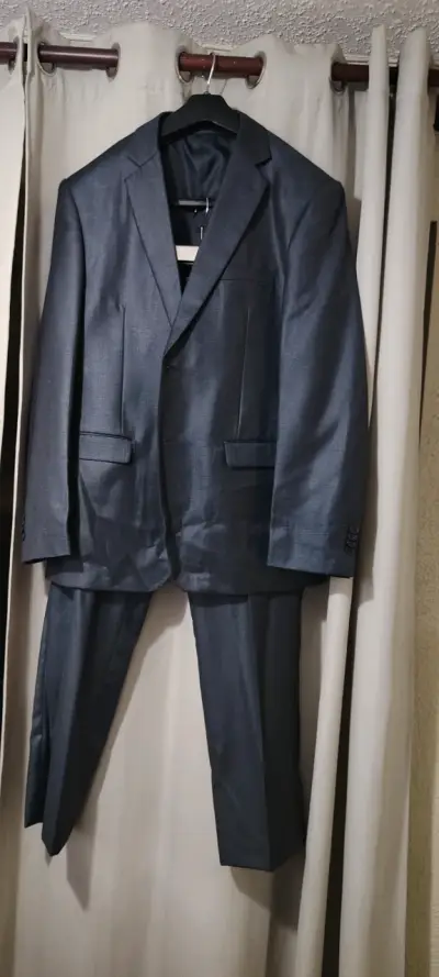 Traje formal azul marino Traffic - miniatura 2
