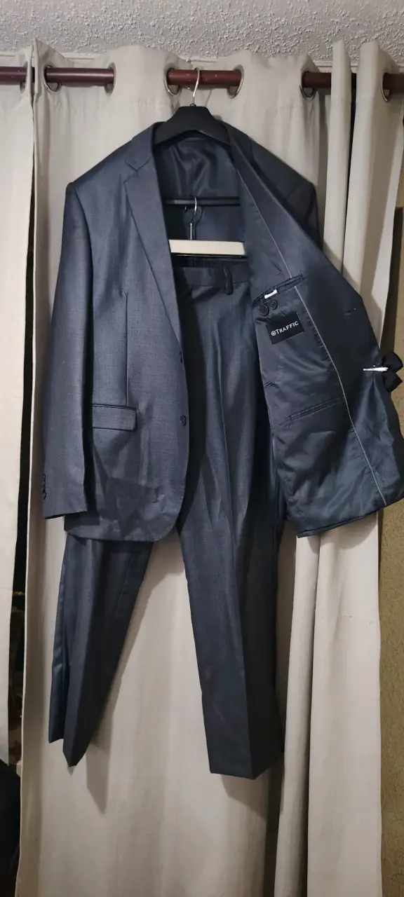 Traje formal azul marino Traffic - 4