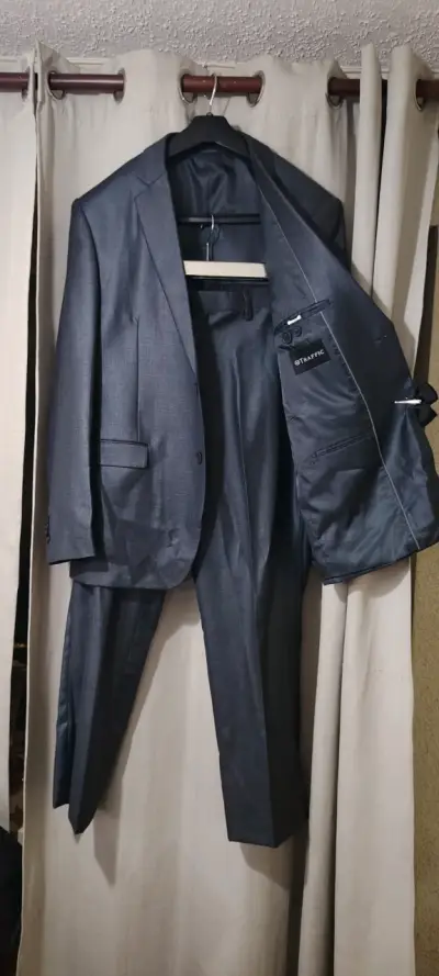Traje formal azul marino Traffic - miniatura 4