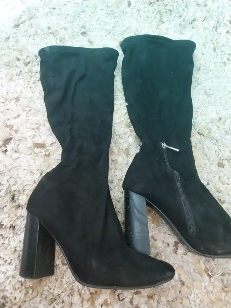 Botas negras de tacón alto Steve Madden - 1