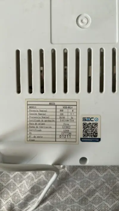 Calefactor eléctrico Recco compacto - miniatura 3