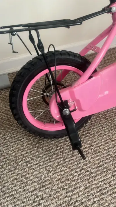 Bicicleta infantil BMX rosa - miniatura 4