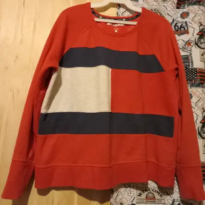 Polerón Tommy Hilfiger a rayas tricolor - miniatura 3