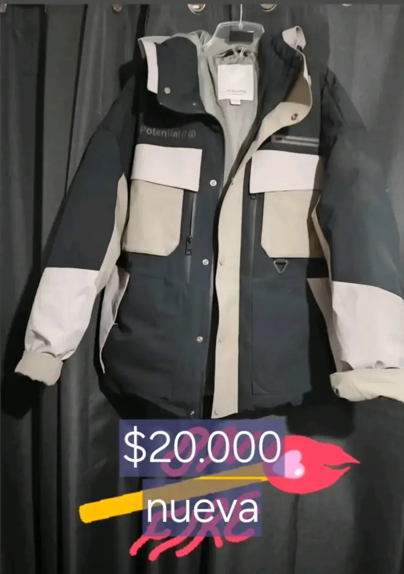 Chaqueta acolchada verde con capucha nueva - 3