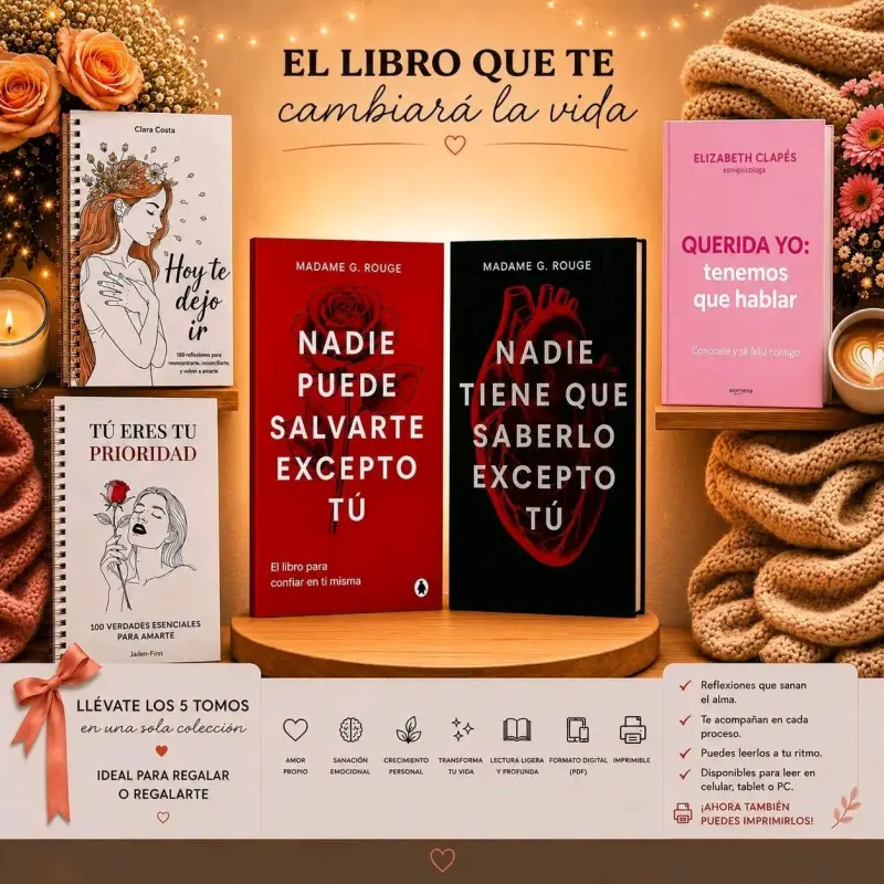Colección de libros de autoayuda y crecimiento pe