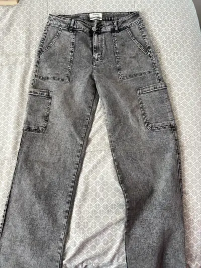 Jeans  gris mujer talla Sybilla - miniatura 3