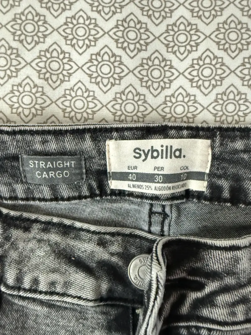 Jeans gris mujer talla Sybilla - 4