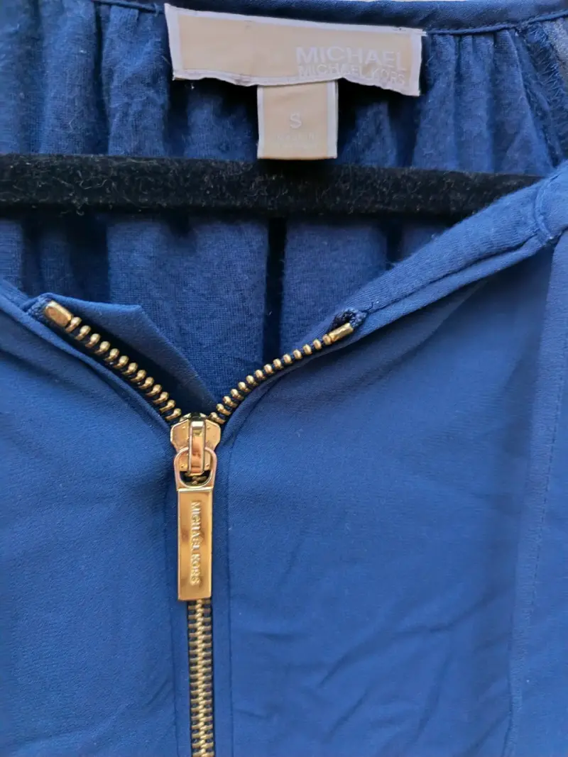 Blusa azul con cierre Michael Kors - 2