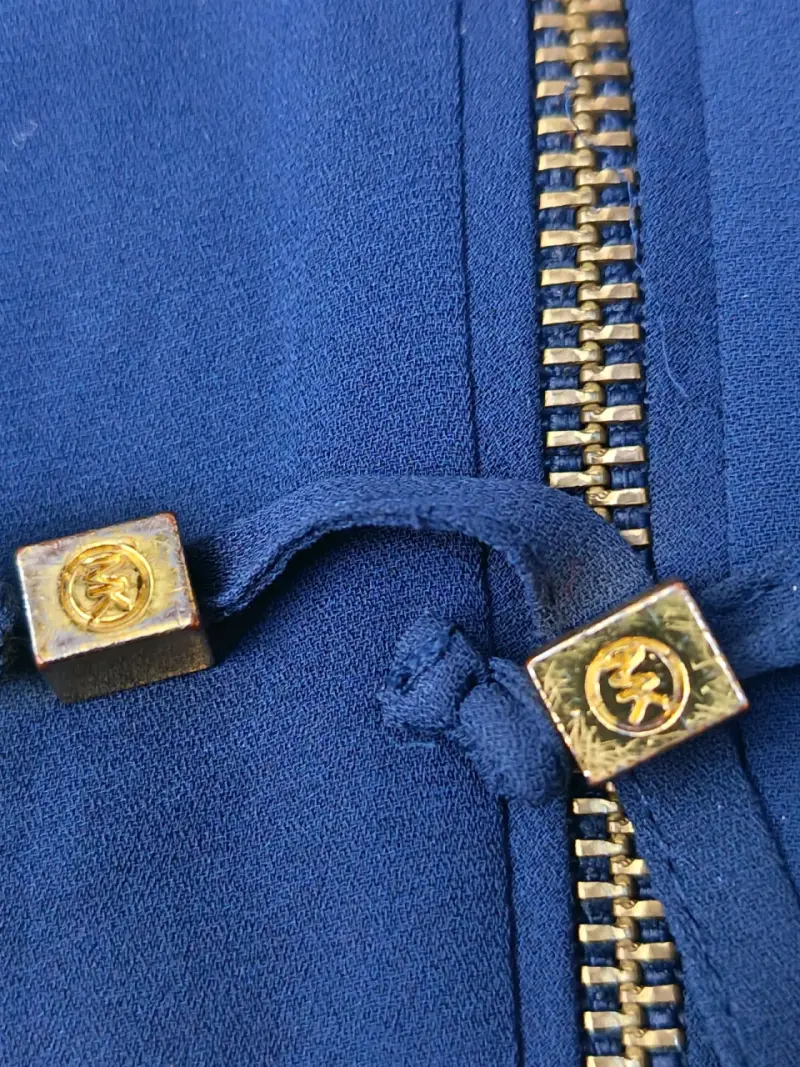 Blusa azul con cierre Michael Kors - 4