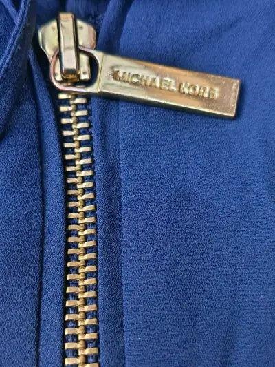 Blusa azul con cierre Michael Kors - miniatura 5