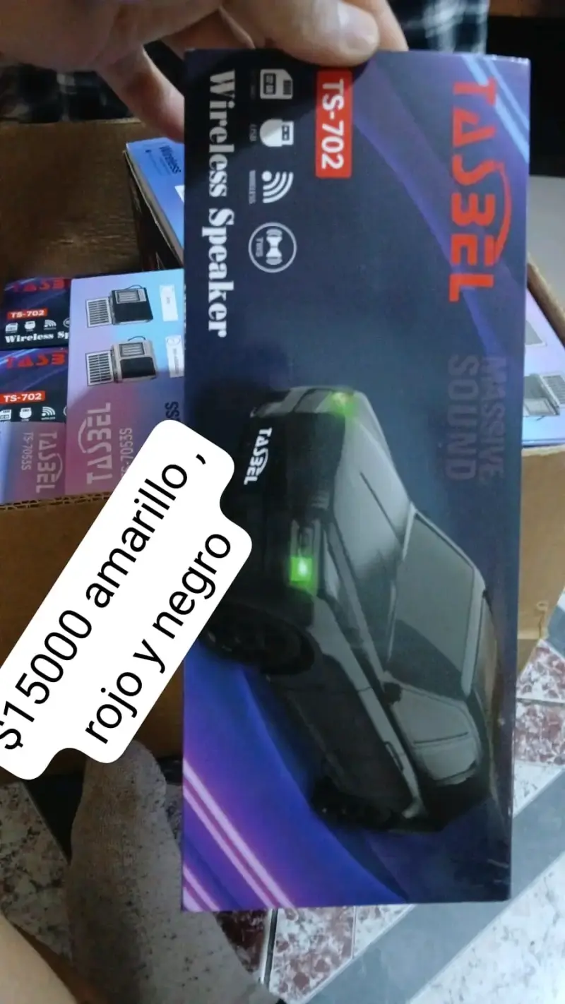 Parlante inalámbrico Tasbel ST-309 con luces LED - 2