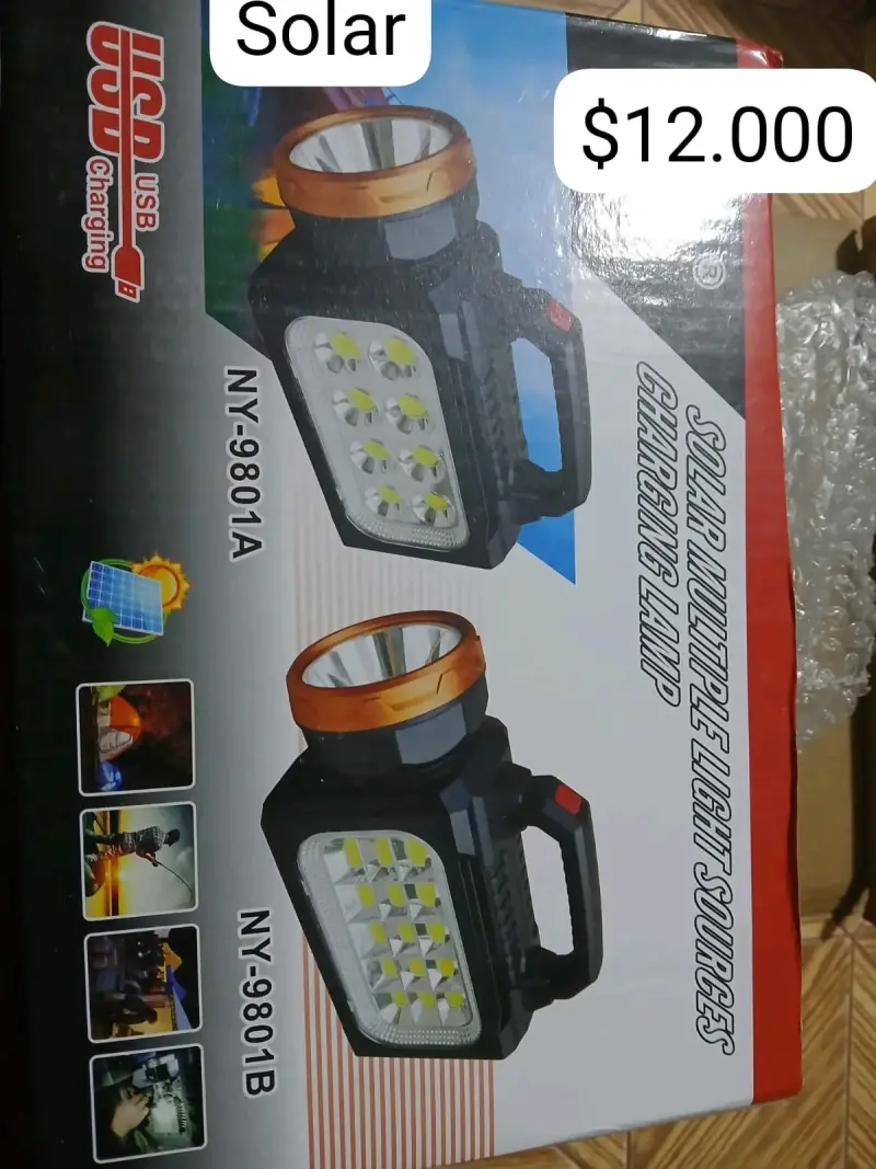 Linterna LED recargable USB portátil - 3