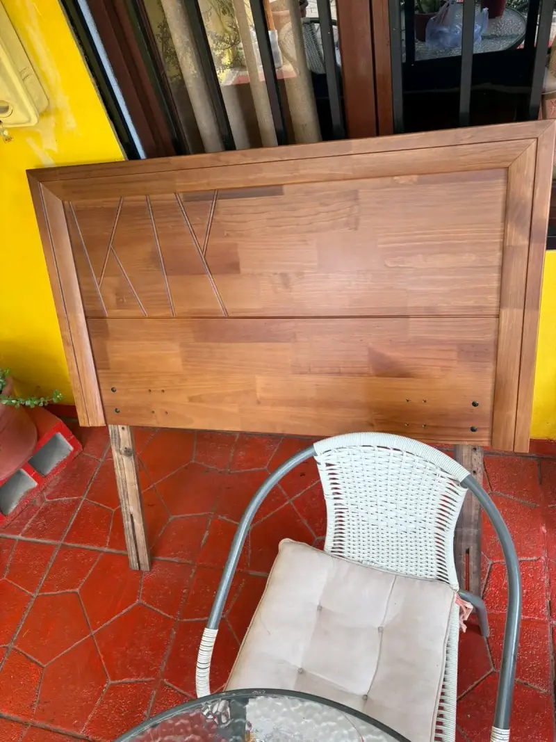 Cabecera de cama de madera maciza - 2