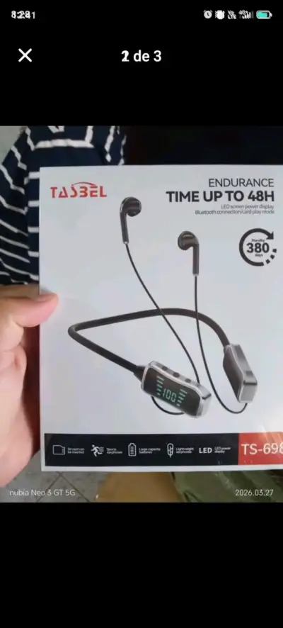 Auriculares Bluetooth Tasbel Endurance TS-698 - miniatura 4