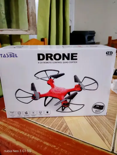 Drone Tasbel 6 CH control remoto rojo - miniatura 1