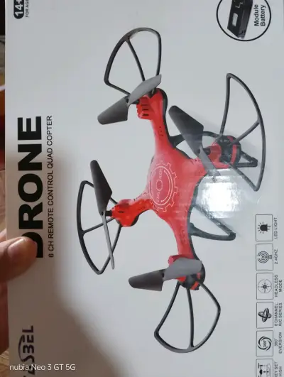 Drone Tasbel 6 CH control remoto rojo - miniatura 2