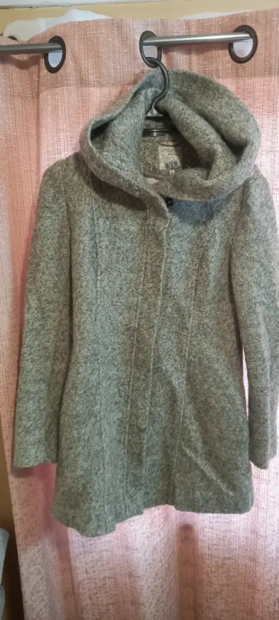 Abrigo gris con capucha Umbrale Woman - miniatura 1