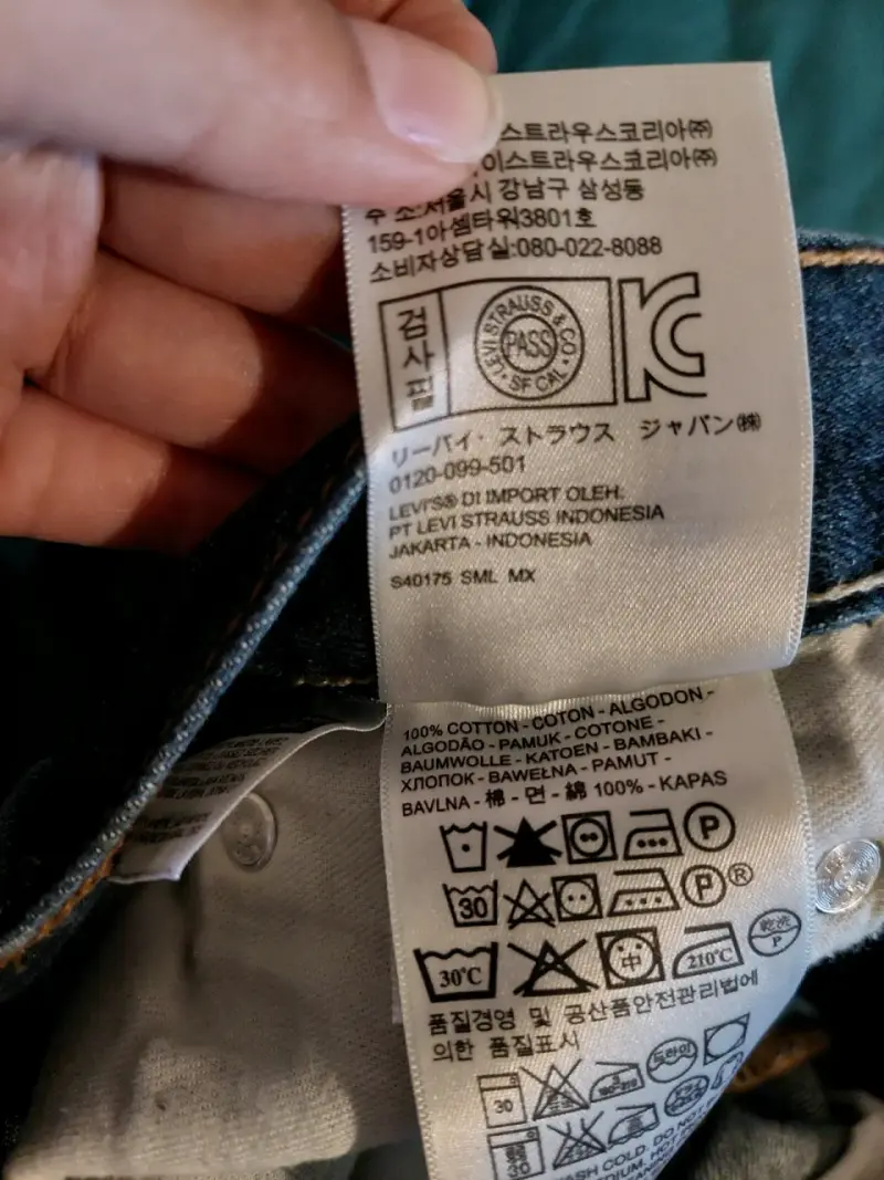 Jeans LEVI'S mujer tiro medio - 3