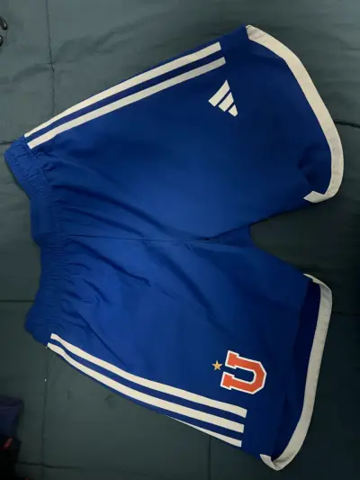 Short deportivo azul Universidad de Chile - miniatura 1