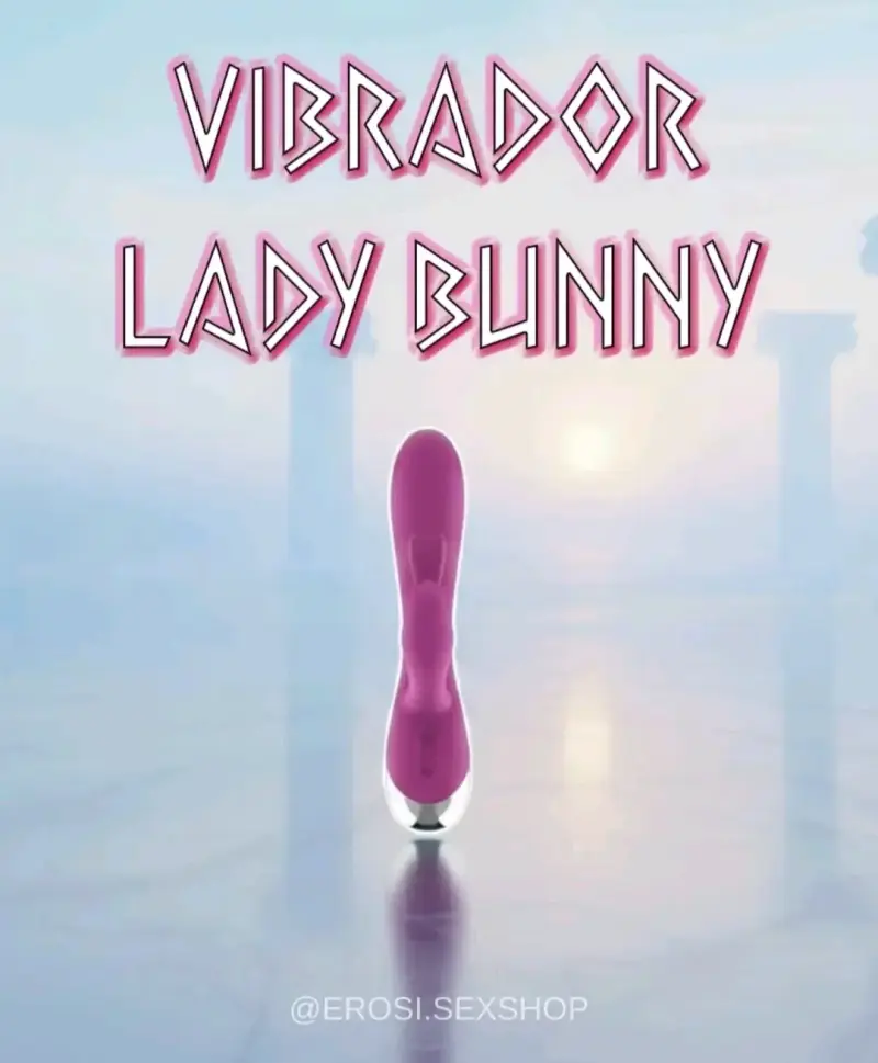 Vibrador Lady Bunny recargable rosa - 1
