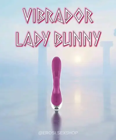 Vibrador Lady Bunny recargable rosa - miniatura 1