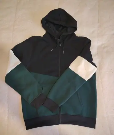 Polerón nuevo con capucha tricolor para hombre - miniatura 1