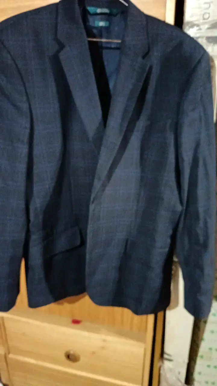 Blazer azul oscuro elegante para hombre - 1
