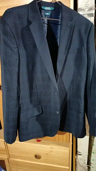 Blazer azul oscuro elegante para hombre - miniatura 3