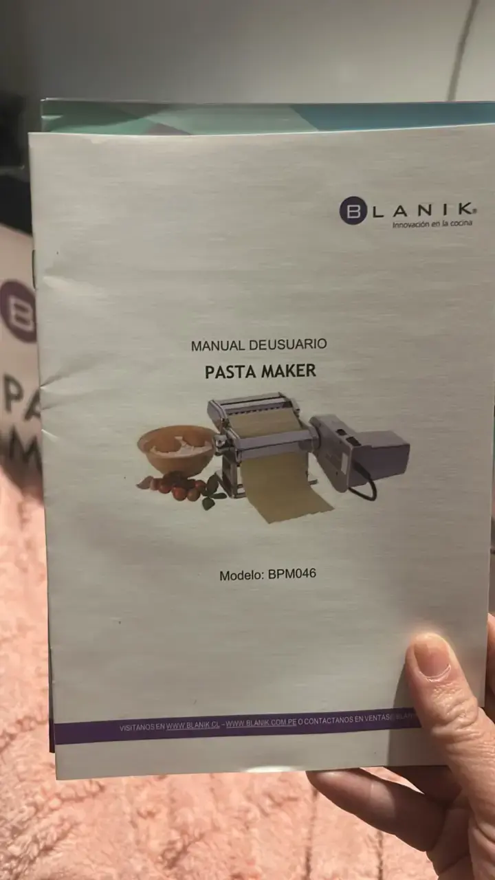 Máquina para hacer pasta Blanik BPM046 con motor - 2