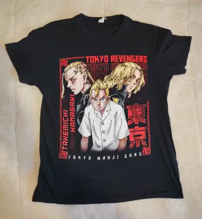 Polera Tokyo Revengers negra con diseño - miniatura 2