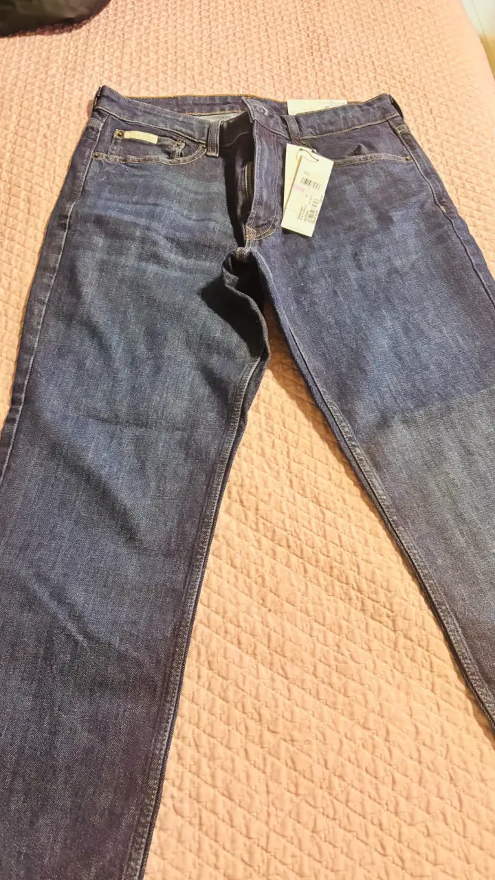 Jeans Calvin Klein azul oscuro nuevos - 1