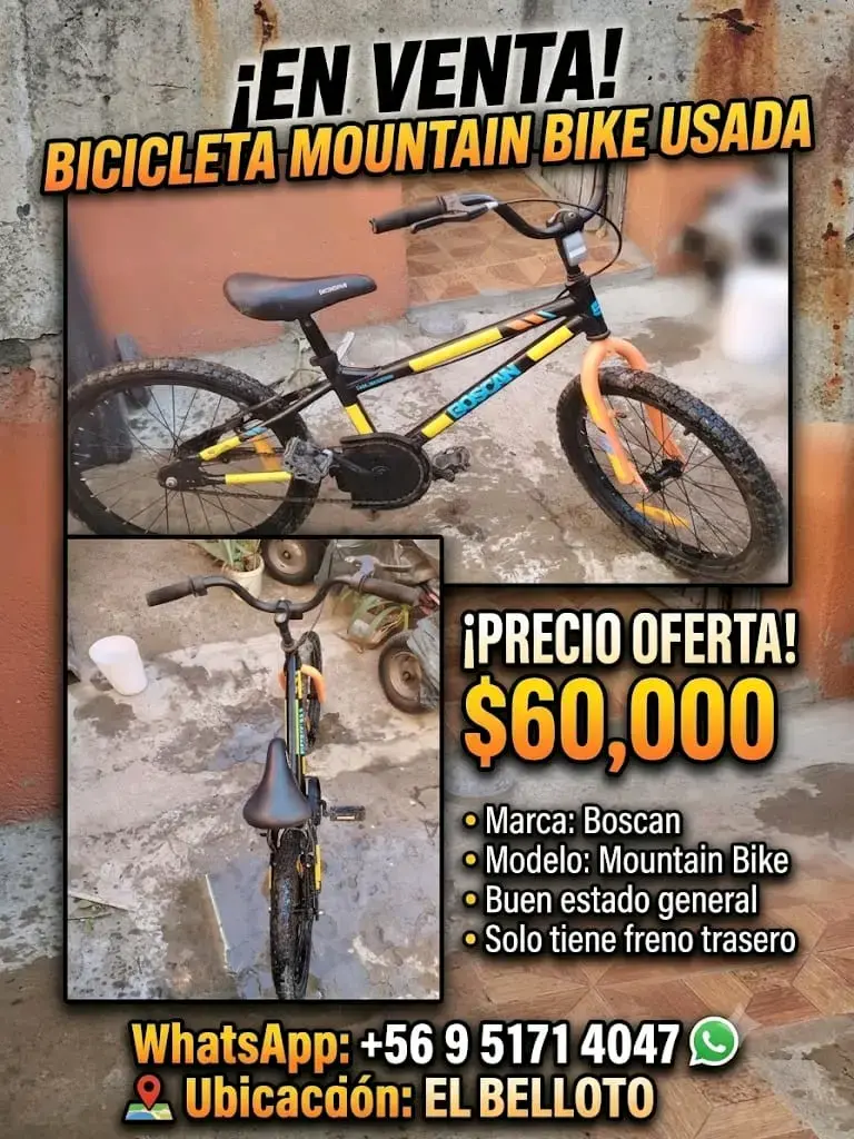 Bicicleta Mountain Bike Boscan
