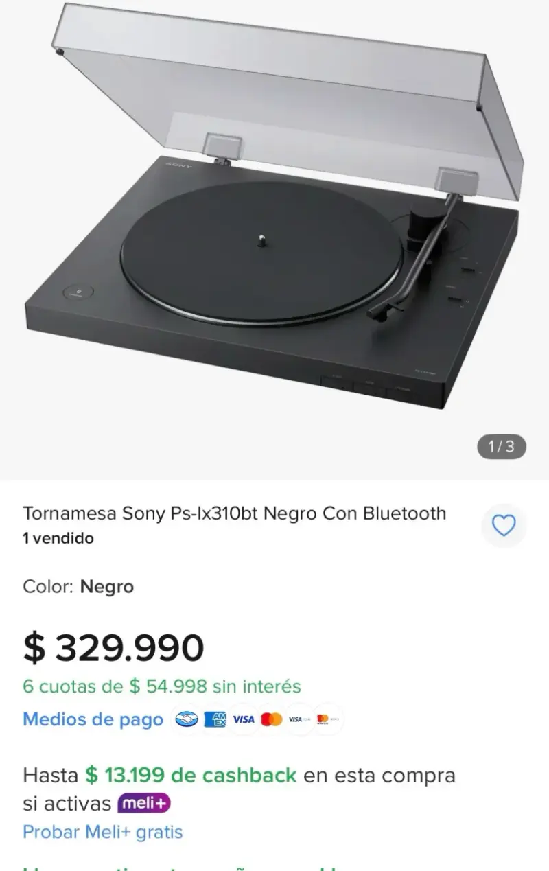 Tocadiscos Sony PS-LX310BT - 6