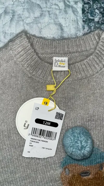 Suéter gris para niño con diseño - miniatura 2
